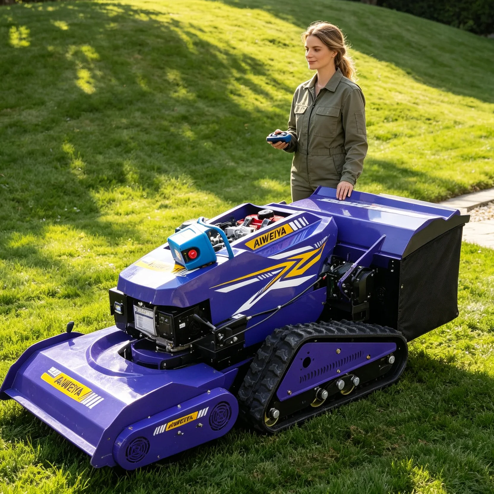 Customized Standard Lawn Mower Household Hand Push Grass Cutting Lawn Mower For Backyard Care