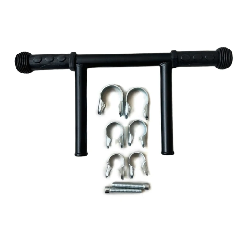 

Pushchair Handle Extension Bar for Taller Parents Quick Installation Strollers Handle Extender with 1pc or 3pcs Clamp