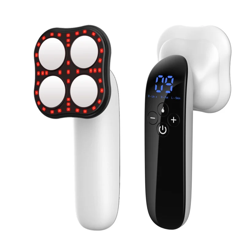 Home use slimming machine infrared massager body face fat removal handheld 4 in 1