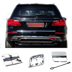 CHROME Fit 15-19 Mercedes W166 X166 Facelift ML GL GLE GLS 320 300 350 400 550 Rear Tow Cover A1668852323