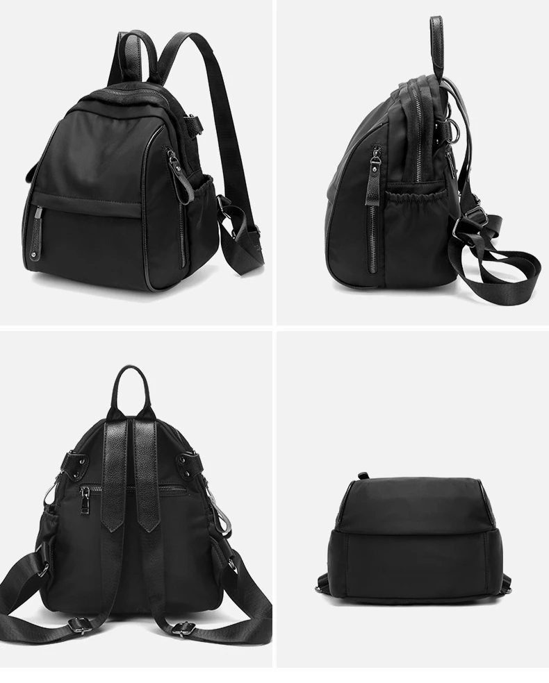 Mochilas estéticas para mulheres, tudo em um, impermeável, bolsa de ombro casual, alça superior, mochila pequena