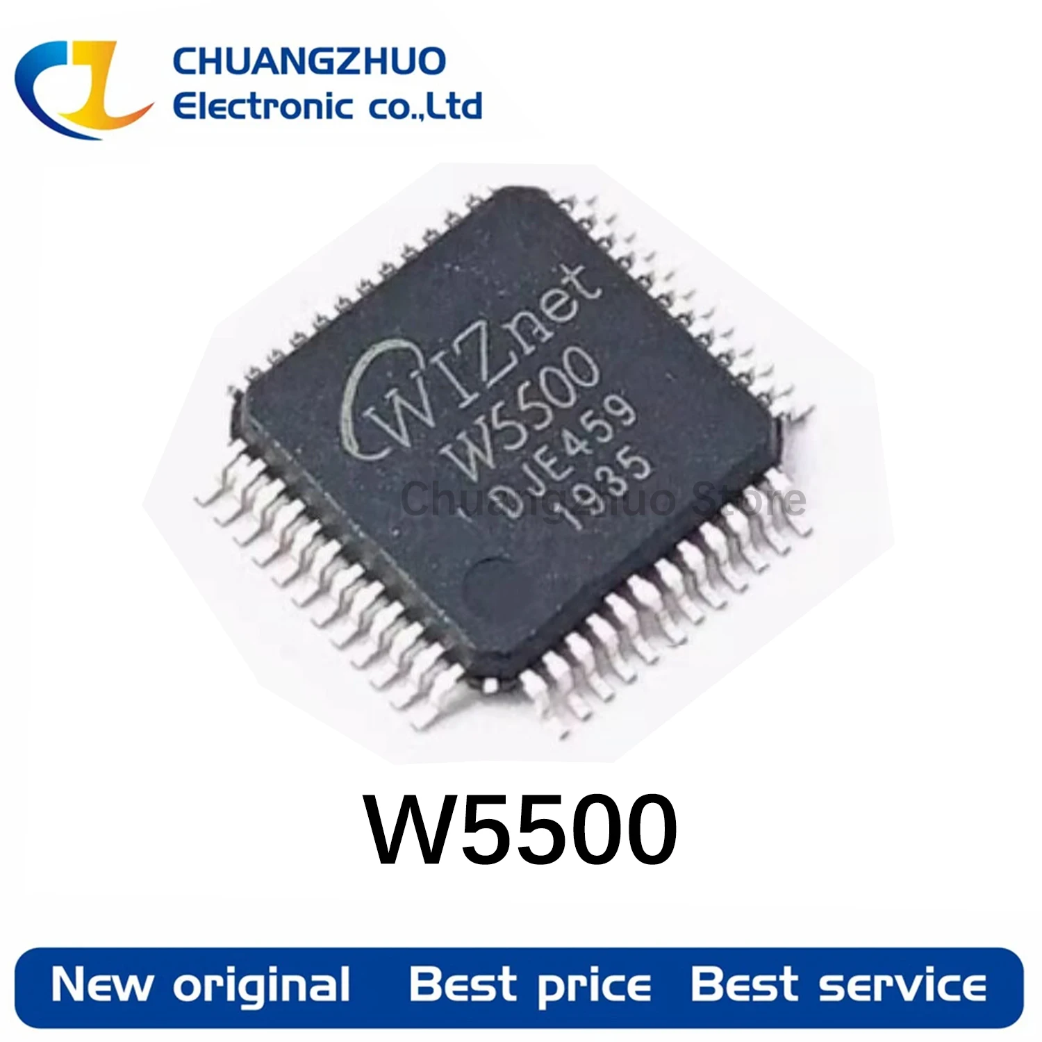 1Pcs New original W5500 8 SPI LQFP-48(7x7) Interface Controllers