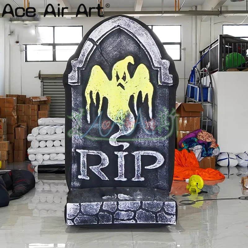 Giant Custom Design advertising Halloween tombstone inflatable model for party event