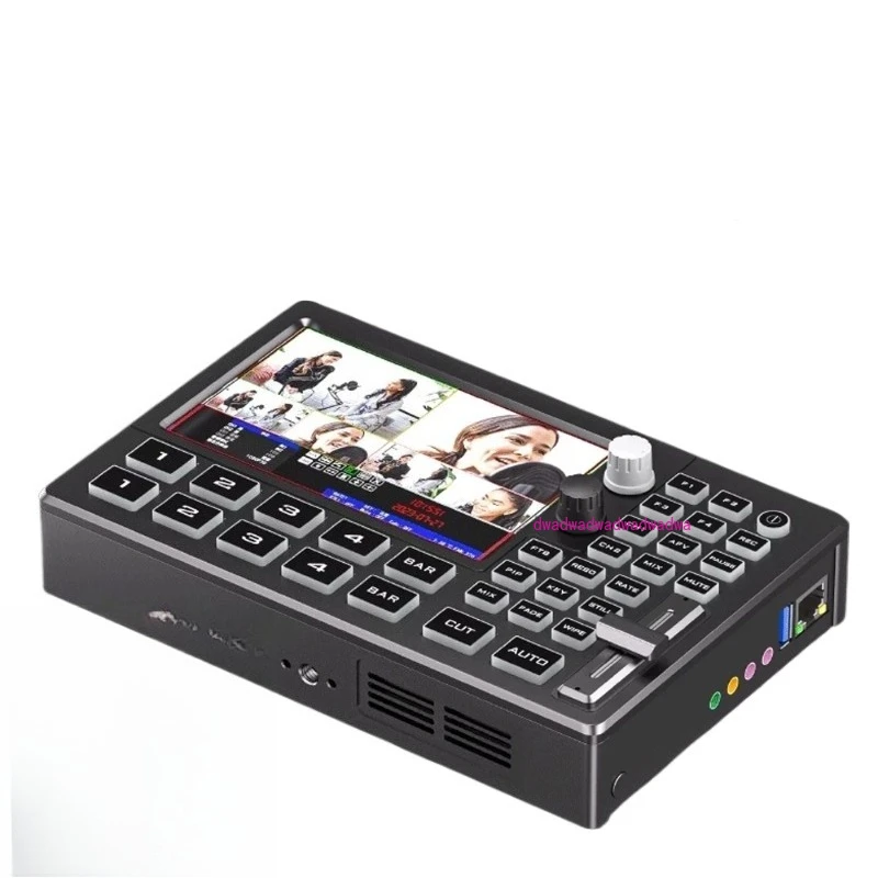 

4-channel HDMI input video streaming live switcher with 5-inch LCD screen Camera Control for Live Streaming guidance system