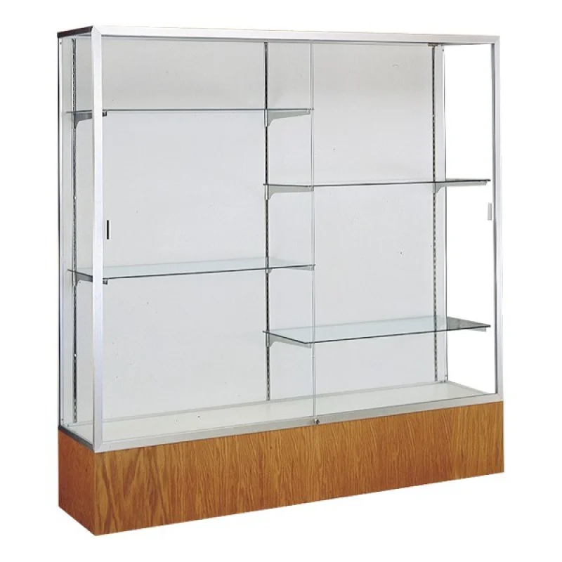 

Custom. keway retail stores aluminum framed glass display custom design MDF wooden glass cabinet