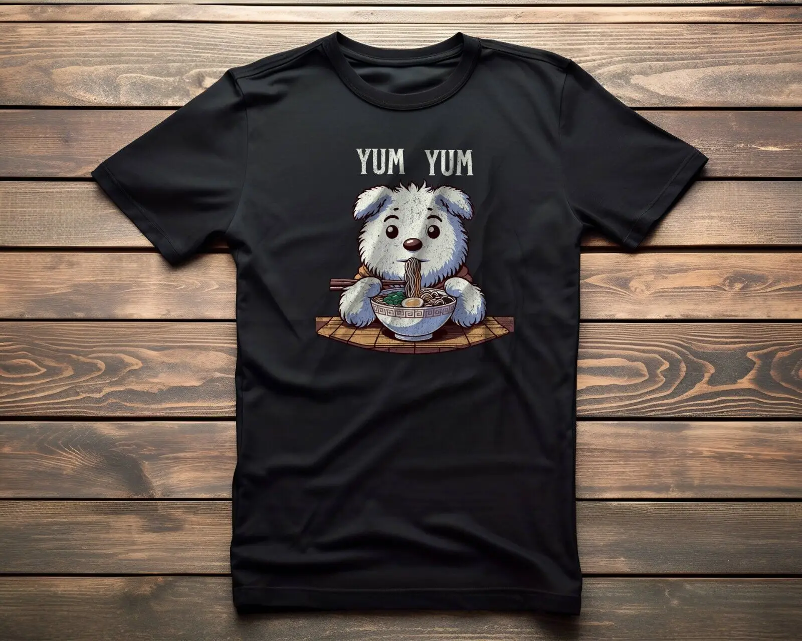 

Yum Yum Bella Canvas Black Graphic T-shirt Unisex Size Large All Sizes