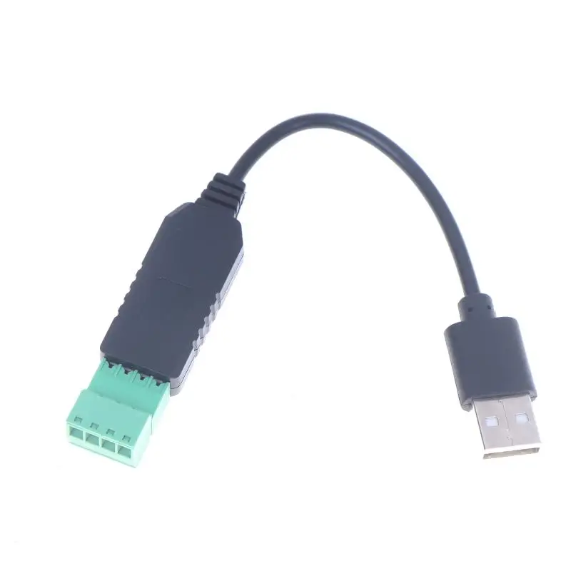 Konwerter USB na RS485 Przemysłowy moduł adaptera szeregowego z układem CH340 z portem DB9 do Modbus RTU, programowania PLC