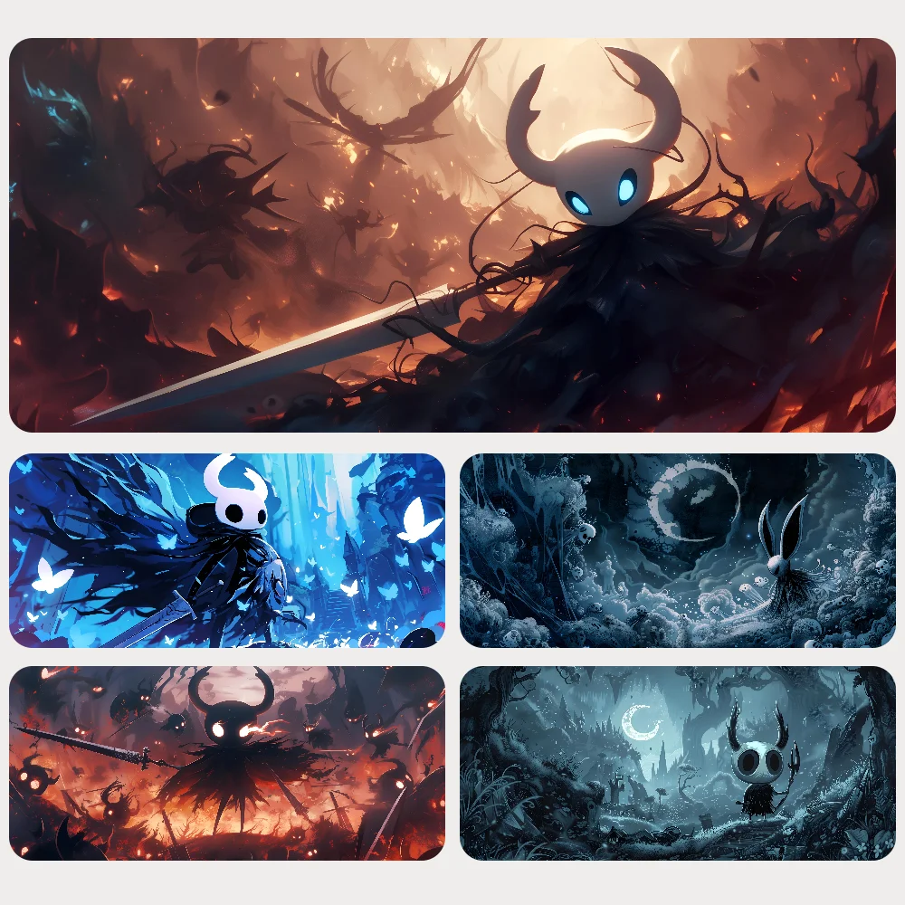 

Hollow Knights Mousepad Mouse Mat Desk Mat With Pad Gaming Accessories Prime Gaming XXL Keyboard Pad Padding Mat