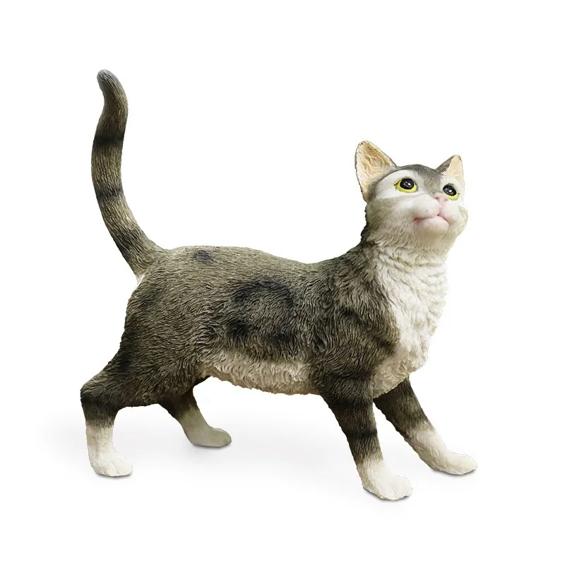 

Simulation model pet cat car ornament resin handicraft