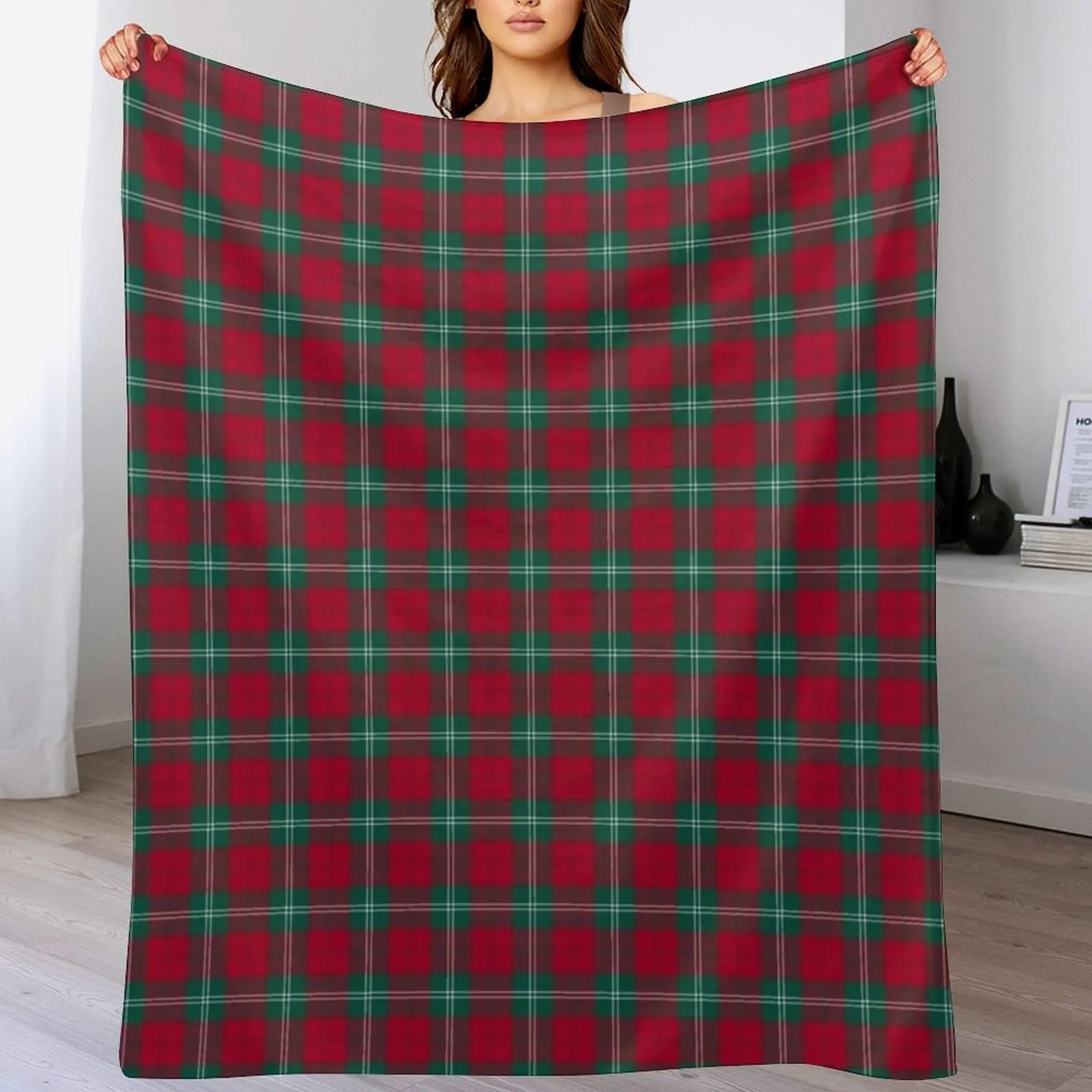 

Lennox District Tartan Throw Blanket Bed Fashionable Personalized Gift Hairys Plush Blankets
