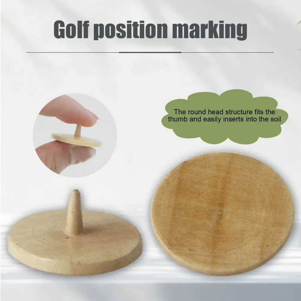 Golf Divot Tool Green Bamboo Fork Golf Alignment Ball Marker Golfing Divot Fixer Tool Wood Golf Accessories For Men 골프 도구