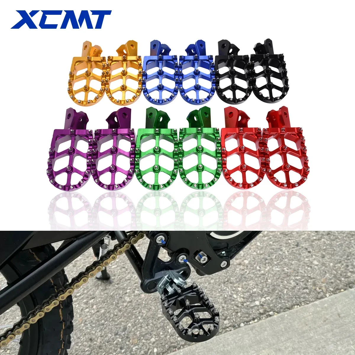 Für Sur-Ron Surron Light Bee LightBee X /S CNC Aluminium Fußrasten Rest Fußrasten Elektrische Motorrad Für Talaria Moto Acessorios
