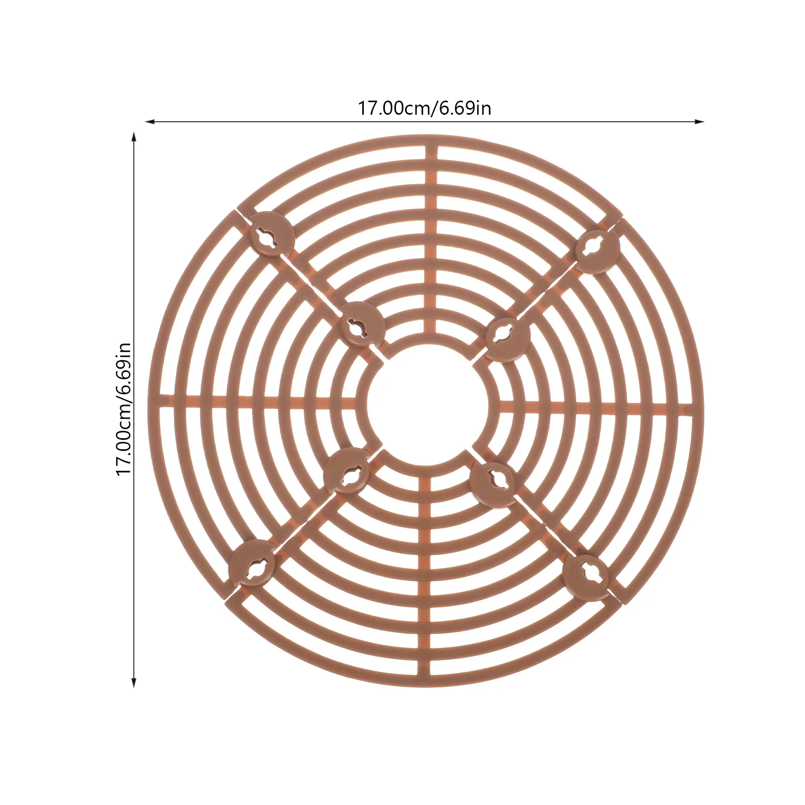 Copertura per vaso in rete per piante Protezione per terreno riutilizzabile durevole per vaso da fiori da giardino Tappo per scavo per cani e gatti Griglia per vaso per fiori