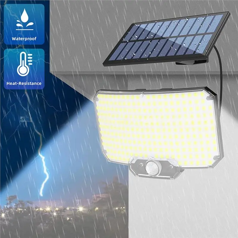 AB08-TY01003 Outdoor Solar LED Light 234LED Motion Sensor Included For Lawn For Patio Garage Pathway Courtyard