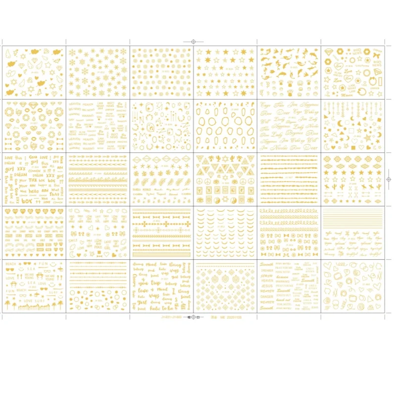 6 pegatinas holográficas navideñas de estilo aleatorio, decoraciones de plástico autoadhesivas con pegatinas navideñas doradas y brillantes