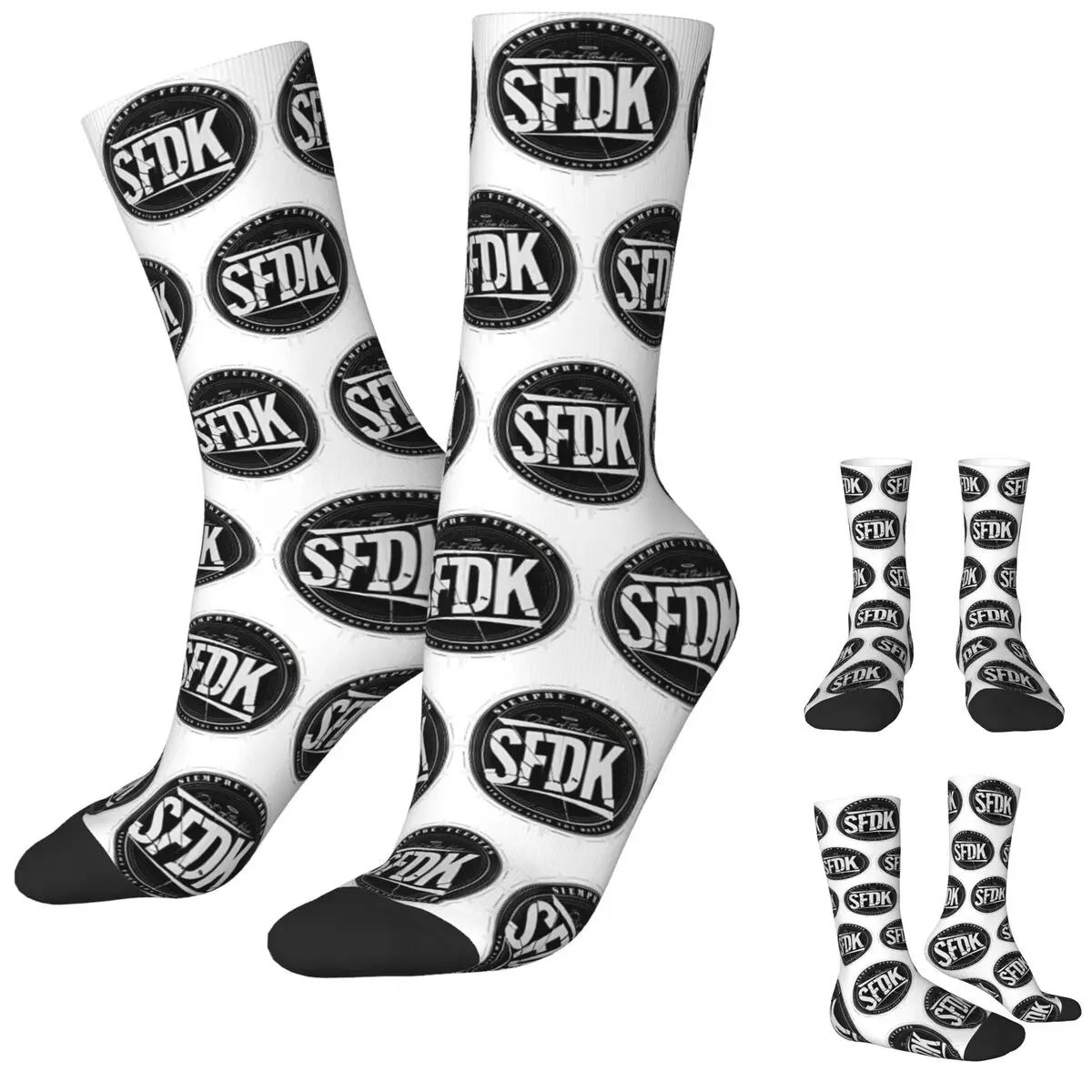 SFDK Socks Hip Hop Music Group Kawaii Stockings Spring Anti-Slip Unisex Men Socks High Quality Graphic Running Socks