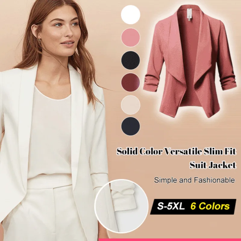 

Slim small blazer jacket Long sleeve small blazer jacket Pleated Slim long sleeve small blazer