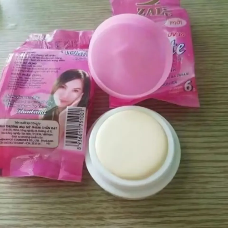 

Kem Zale Gluta blanco, Thái Lan Nắp hstin ng trng ng Da, Làm Giam Tàn Nhang, Vêt nhau M, crema de perlas, piel joven suave 6g