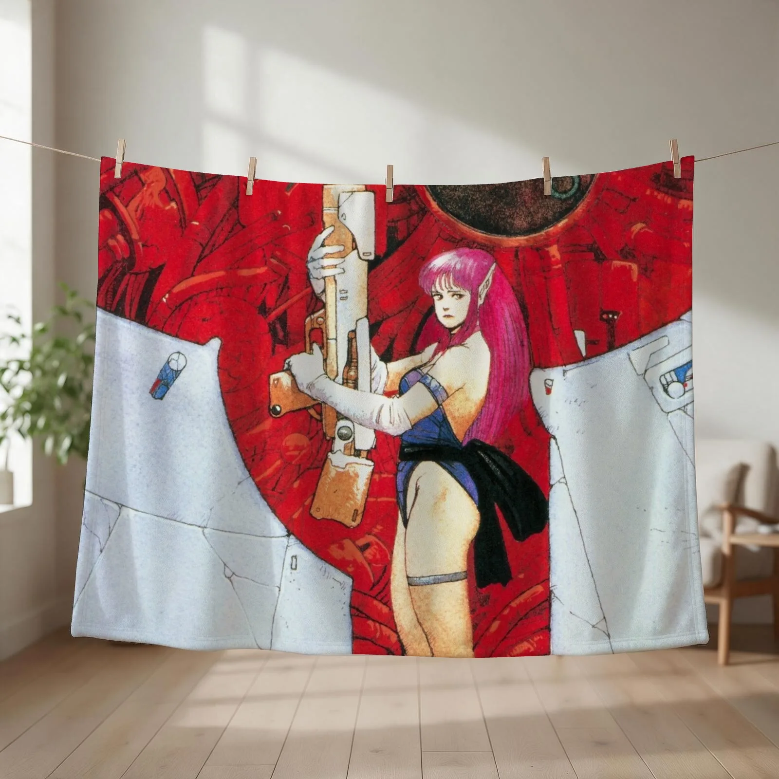 Phantasy Star II Throw Blanket for babies Shaggy Designers For Decorative Sofa Blankets