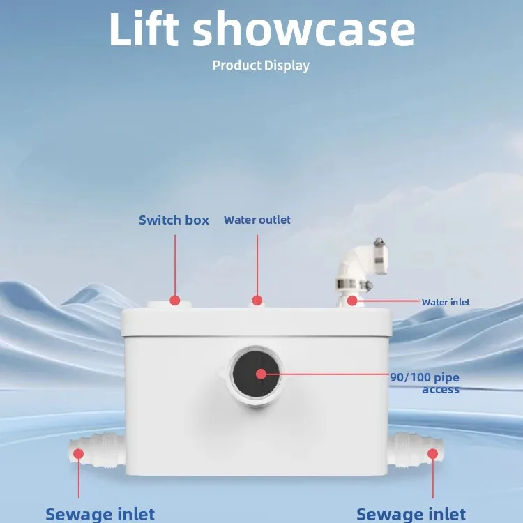 Household Automatic Sewage Pump, Household Sewage Fully Automatic Cutting, Shredding, and Lifting Device