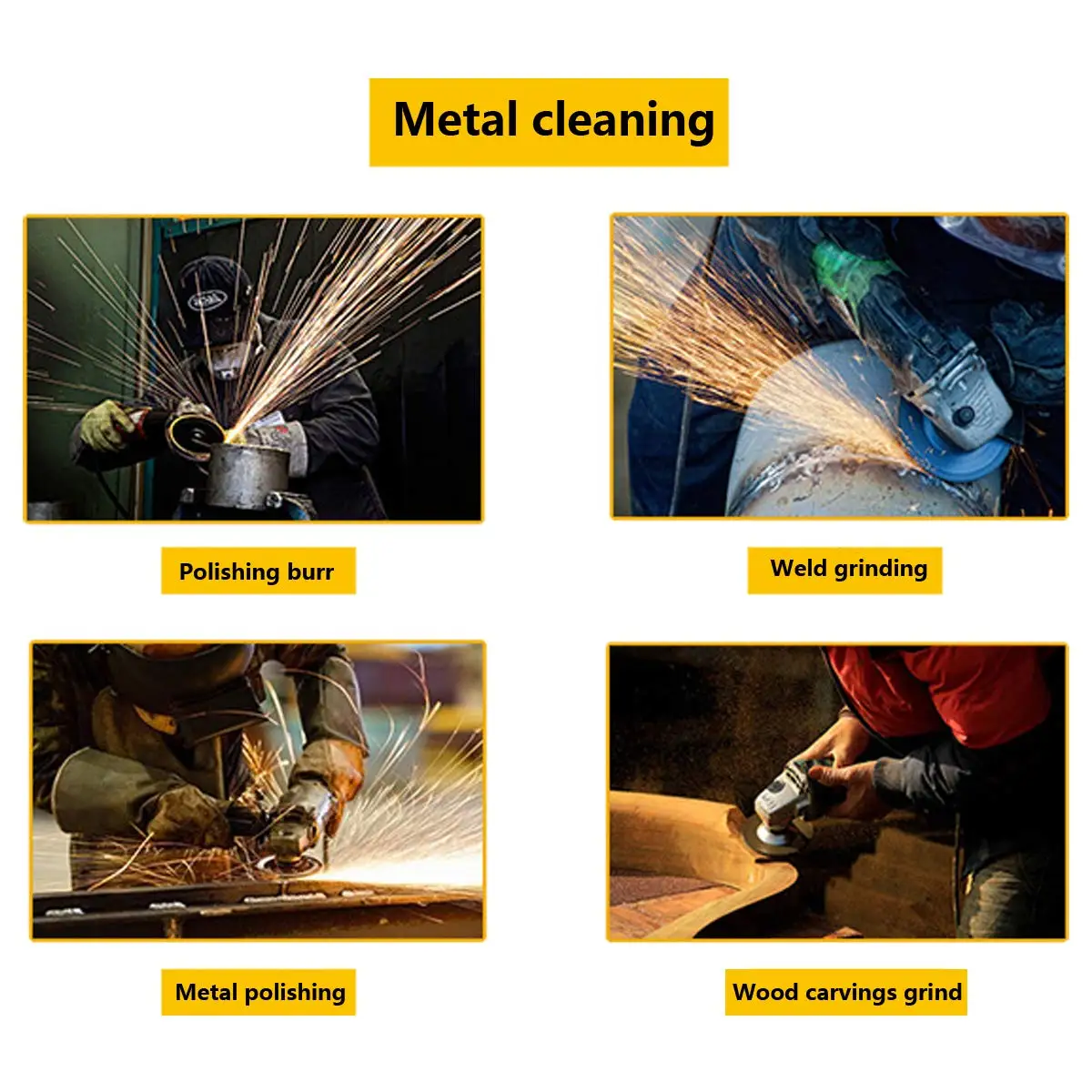Angle Grinder Disc 3.3'' Tungsten Grinding Wheel Carving Abrasive Disc Sanding Wheel Shaping Polishing Plate 4 inch Flap Discs