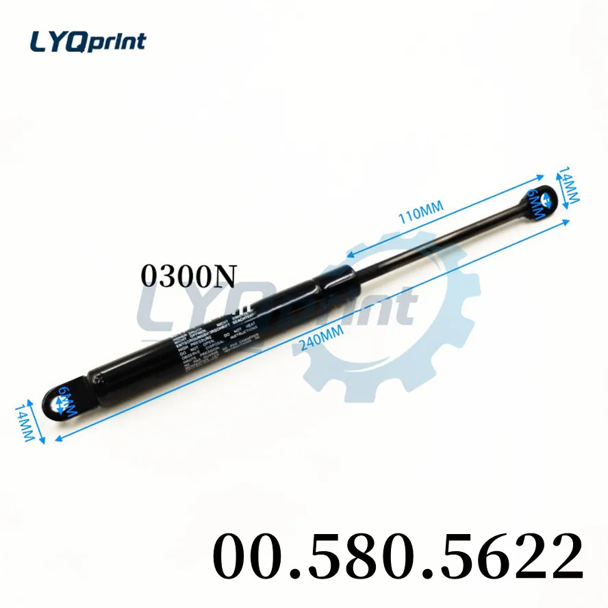 Best Quality 300N 00.580.5622 SM52 PM52 CD74 Pneumatic Spring 082414 Length=240MM