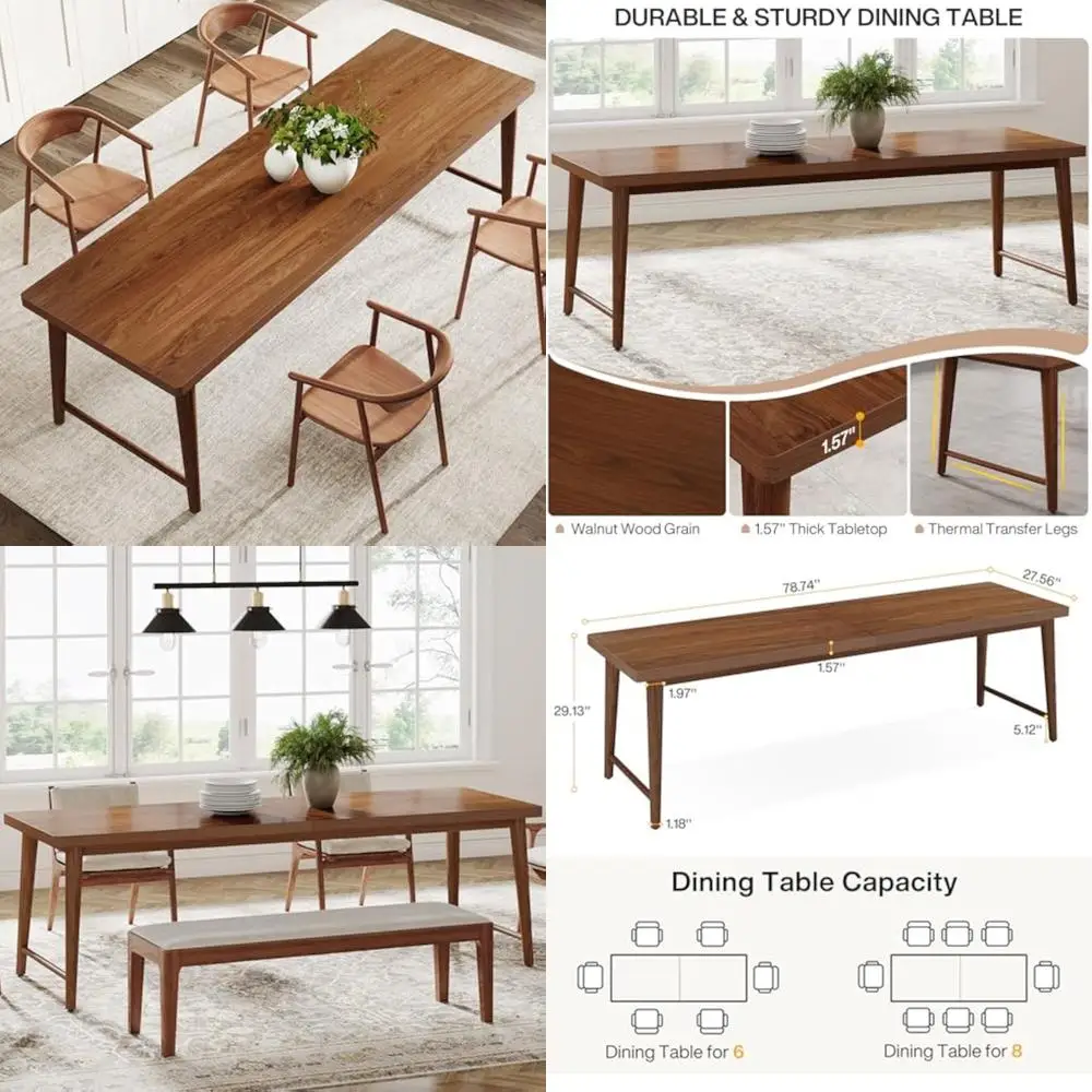 

Обеденные стулья из искусственной кожи с ротанговой спинкой во французском стиле для гостиной и кухни, коричневые — набор из 2 шт.