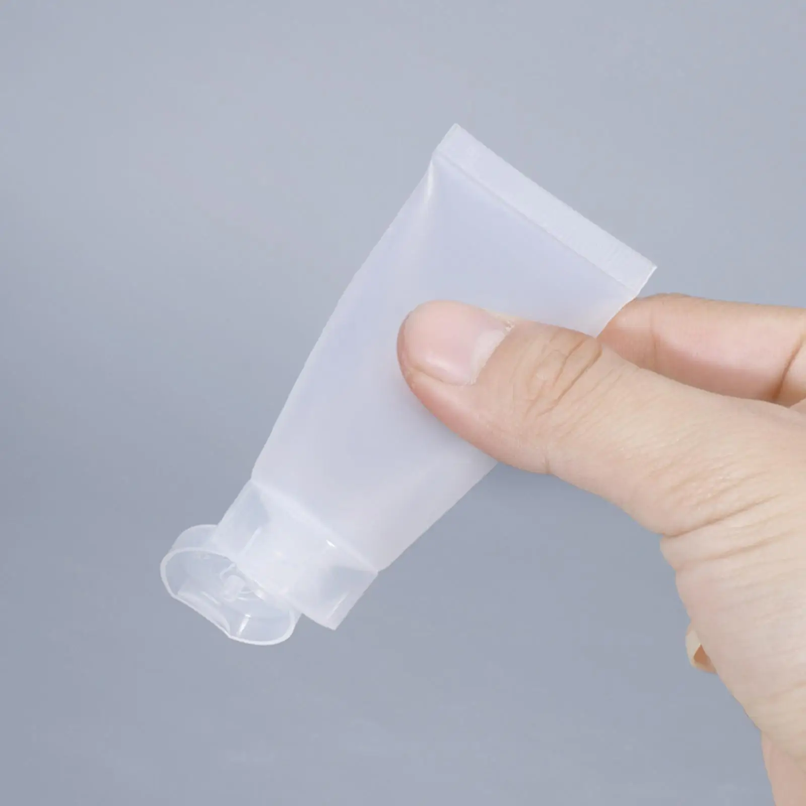 หลอด PETG คุณภาพสูง แบบใส นิ่ม สำหรับบรรจุภัณฑ์เครื่องสำอางแบบเติมได้ ฝาเปิด-ปิด สำหรับผลิตภัณฑ์ดูแลผิว