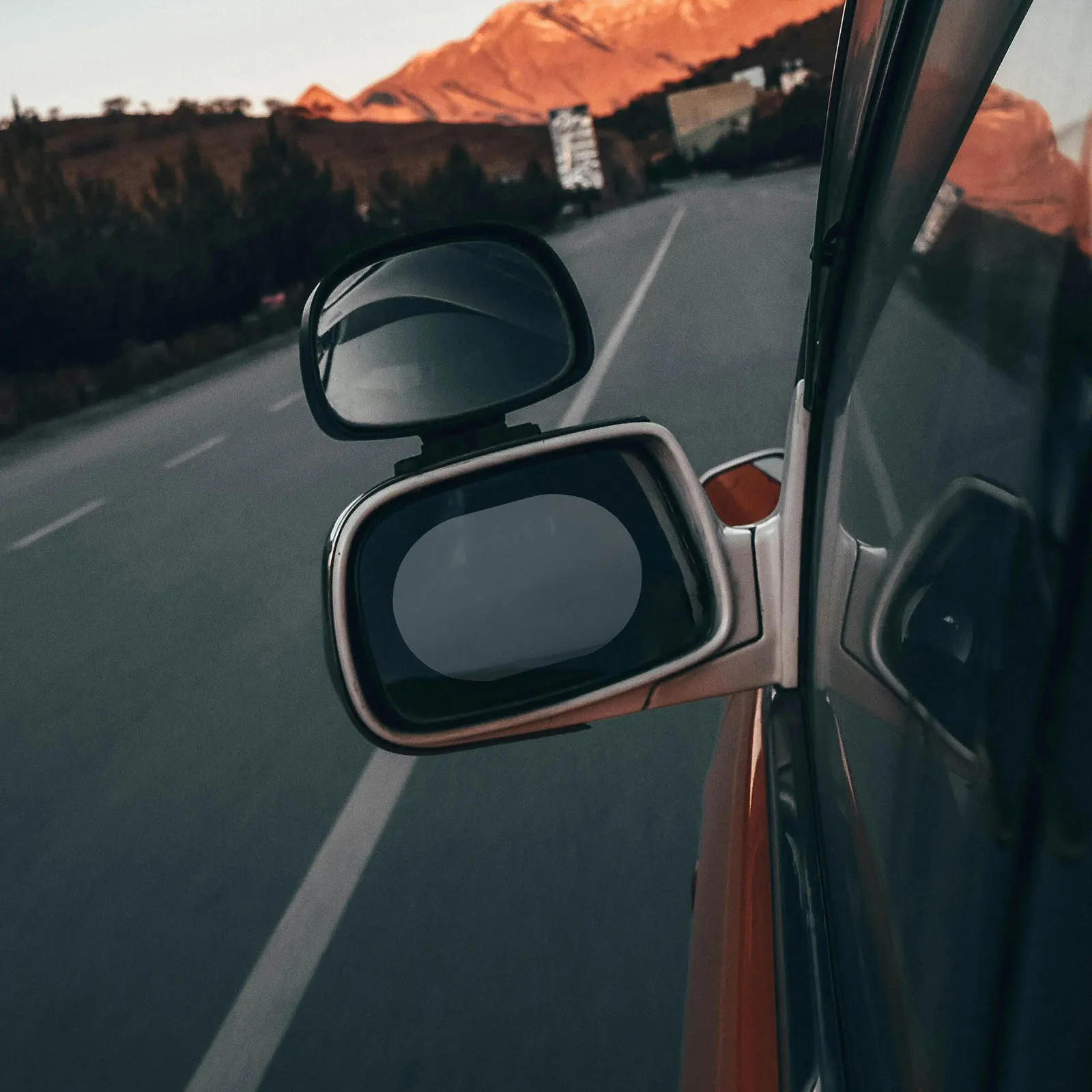 

4Set Transparent Rainproof Film for Car Mirrors Rearview Side Mirror Waterproof Guard Anti Condensation Quick Install No Tools