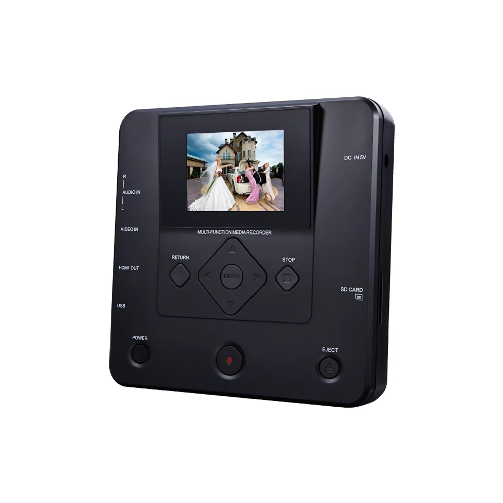 Portable DVD Recorder Player Multi Function LCD Home 4.3 Inch Customized USB/SD Card 1.5kg MTK OEM  Video/audio