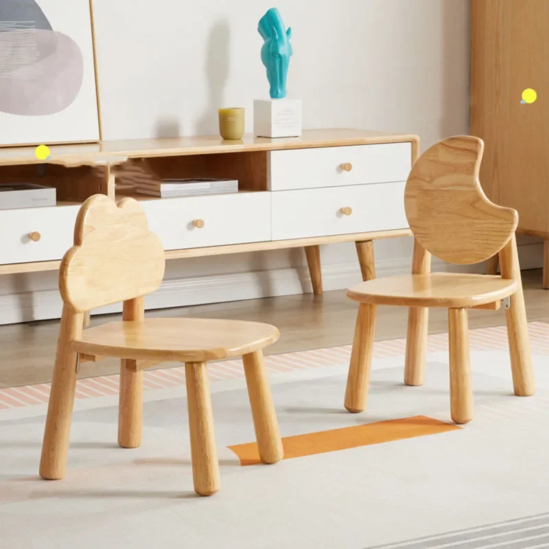 School Furniture Children Chairs Room Study Wooden Safety Seats Girl Designer Beach Growing Silla Infantil Auxiliary Kids JGY