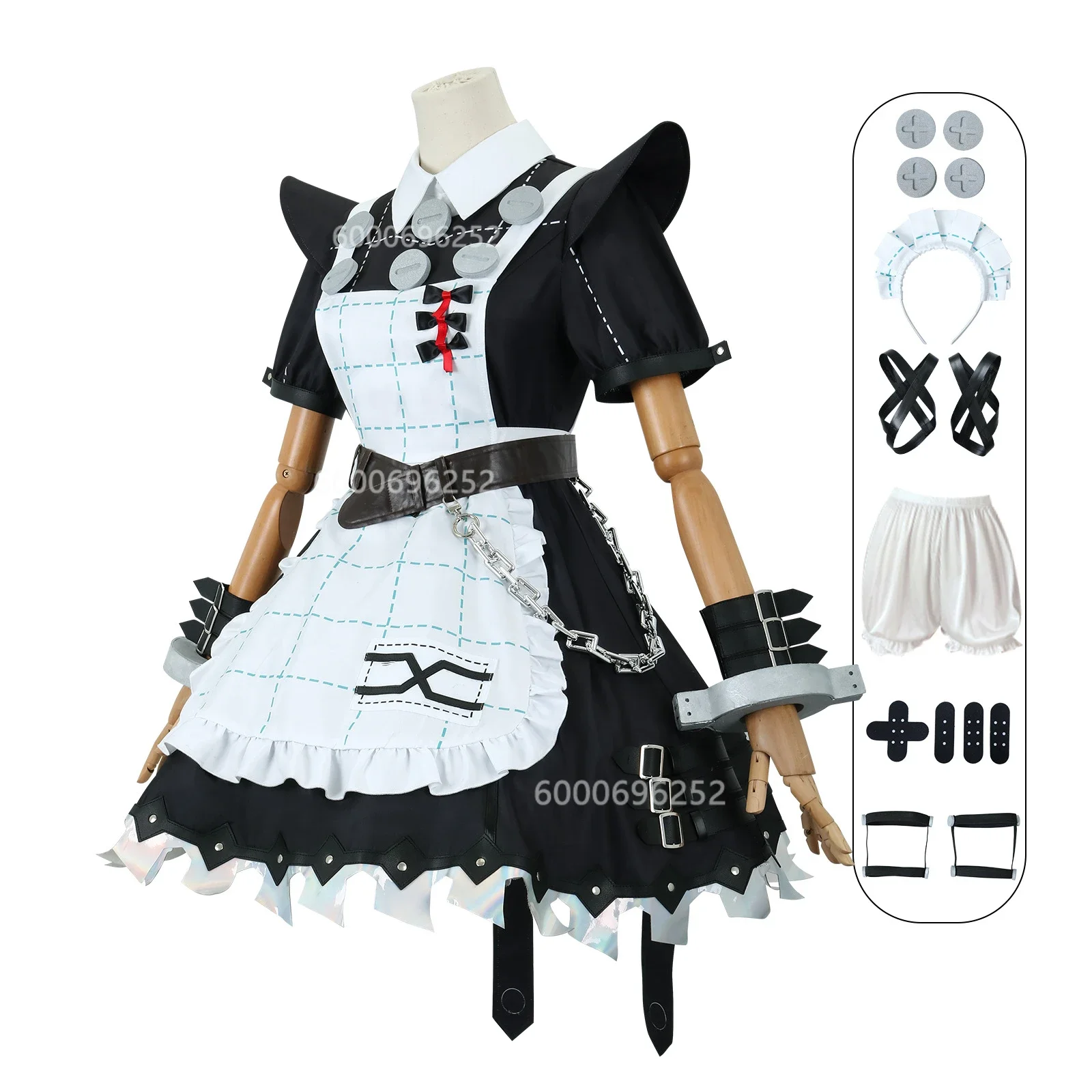 Zenless Zone Zero Corin Wickes Costume Cosplay Set completo parrucca vestito Halloween Party Uniform gioco di ruolo per ragazze donne