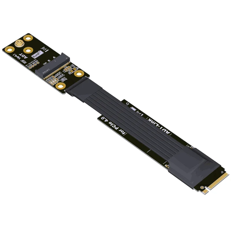 

M.2 NVMe SSD в M2 WiFi Key E Удлинитель беспроводной сетевой карты Кабель-адаптер PCIE4.0 16 Гбит/с Интерфейс материнской платы M.2