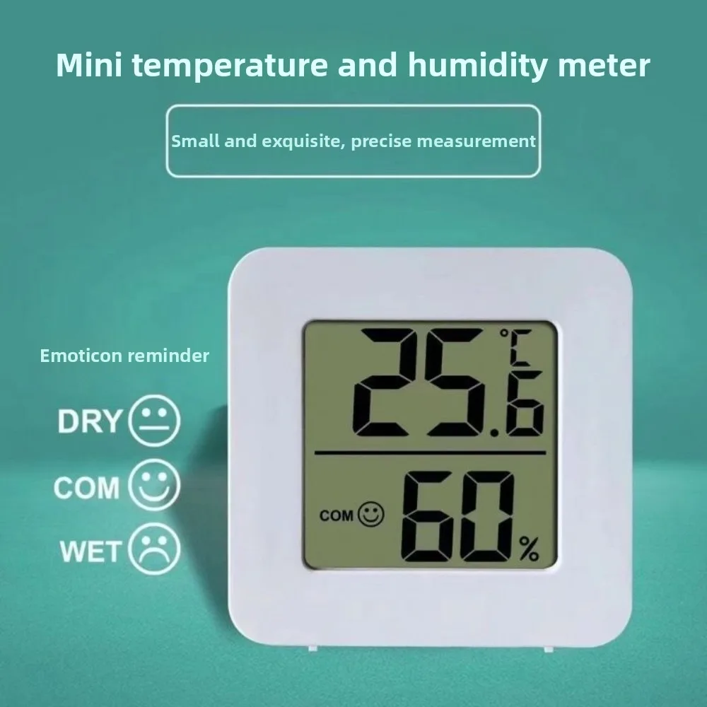 Mini LCD Hygrometer Thermometer Indoor Household New Digital Temperature Humidity Meter Digital Display Wall Mounted Sensor