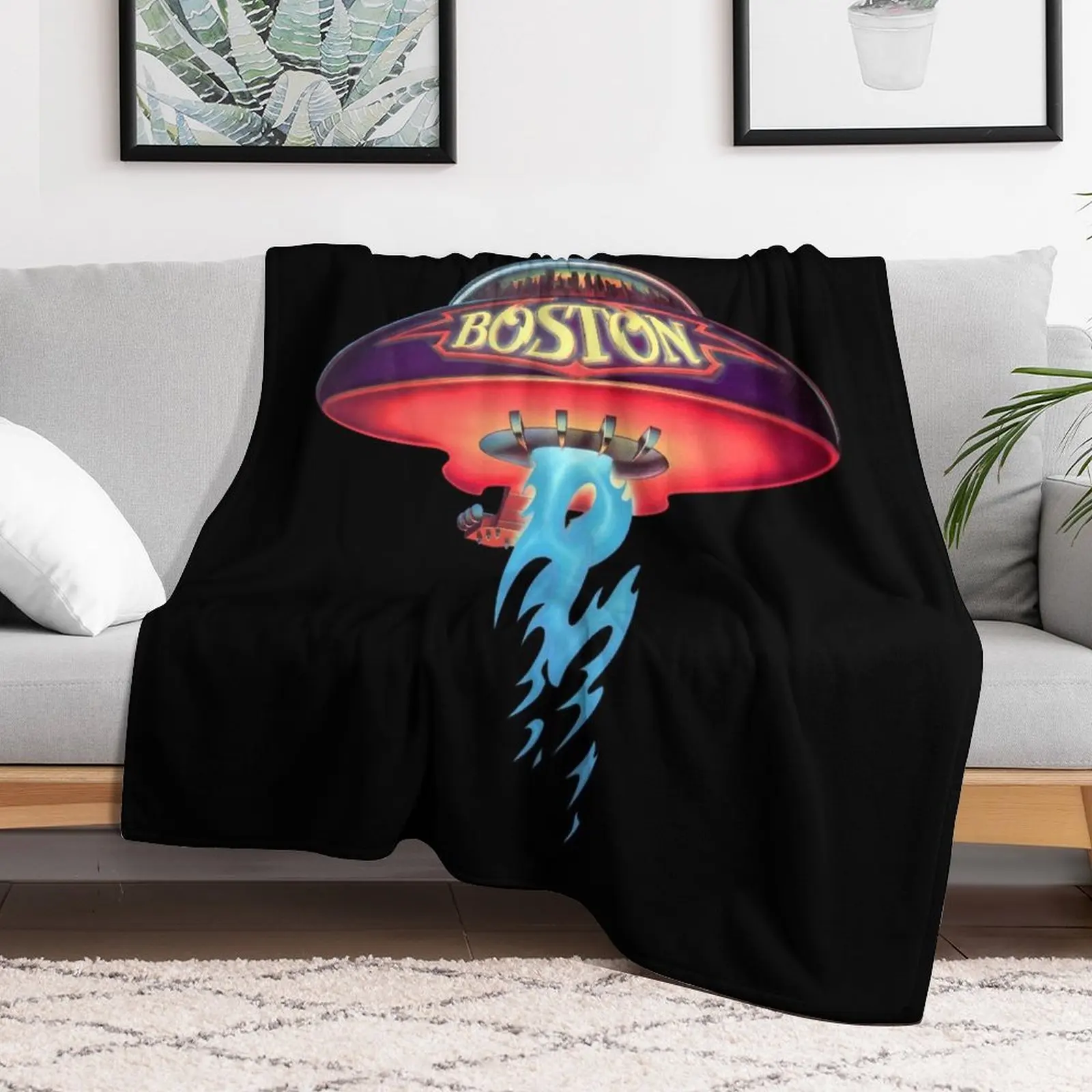

The Great of boston band Throw Blanket Camping christmas decoration Blankets