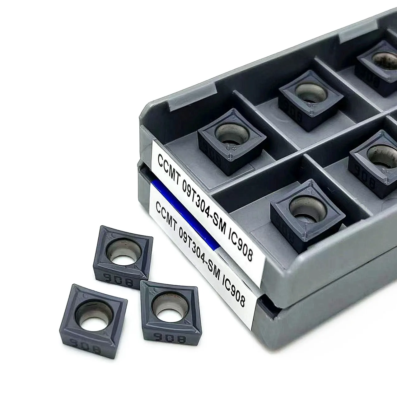 10 шт., внутренняя фреза CCMT09T304 SM IC907 IC908, детали токарного станка, режущий инструмент, токарный станок с ЧПУ, Tokarnyy CCMT