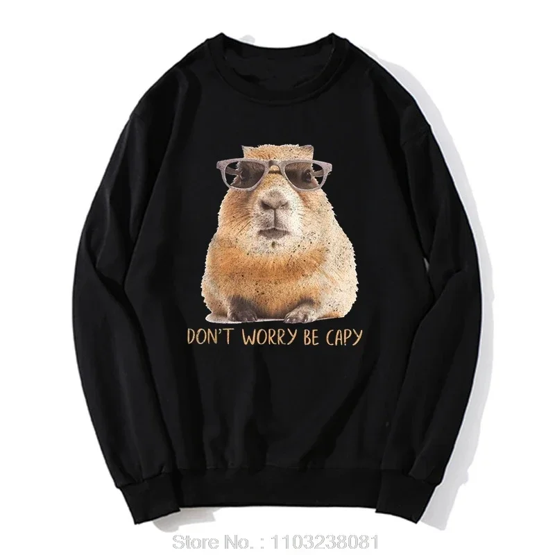 Capybara Things I Do In My Spare Time Capibaras Hoodie Casual Sweatshirt Cotton Tops Men's Clothing Oversized Unisex Pullover