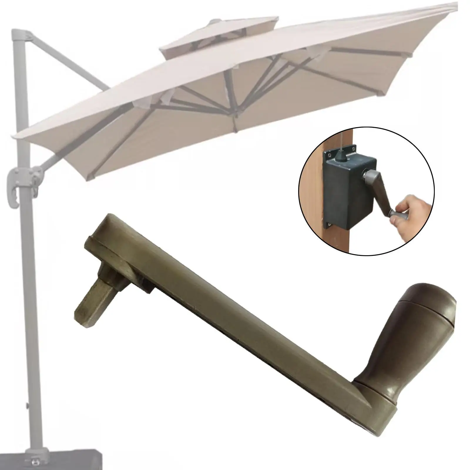 Crank Handle for Patio Umbrella, Essential Parts for Outdoor Gatherings