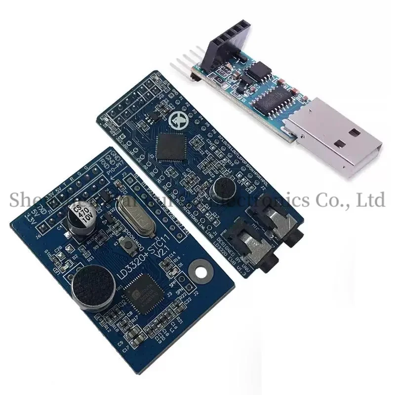 

LD3320 Speech Recognition Module Serial/SPI Interface, Intelligent Voice Control Development Board, TTL Programming Board
