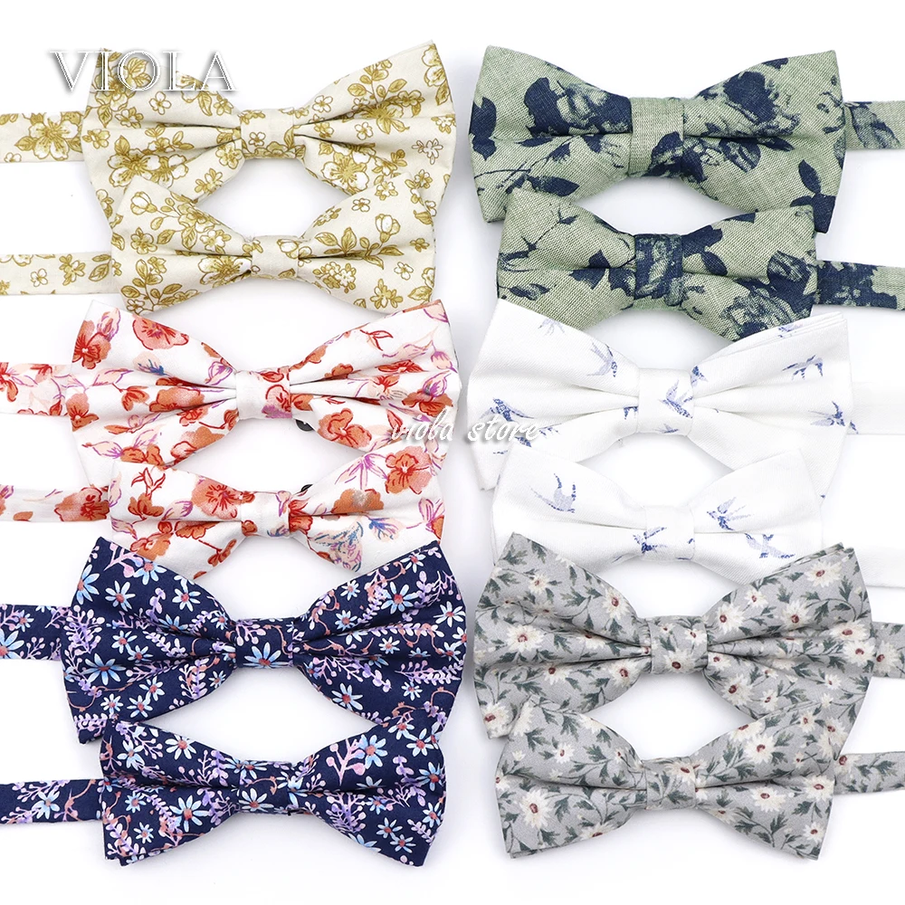 Fashion 23 Styles Floral Parent-Child Bowtie Sets 100% Cotton Men Kids Pet Butterfly Party Dinner Wedding Bow Tie Gift Accessory