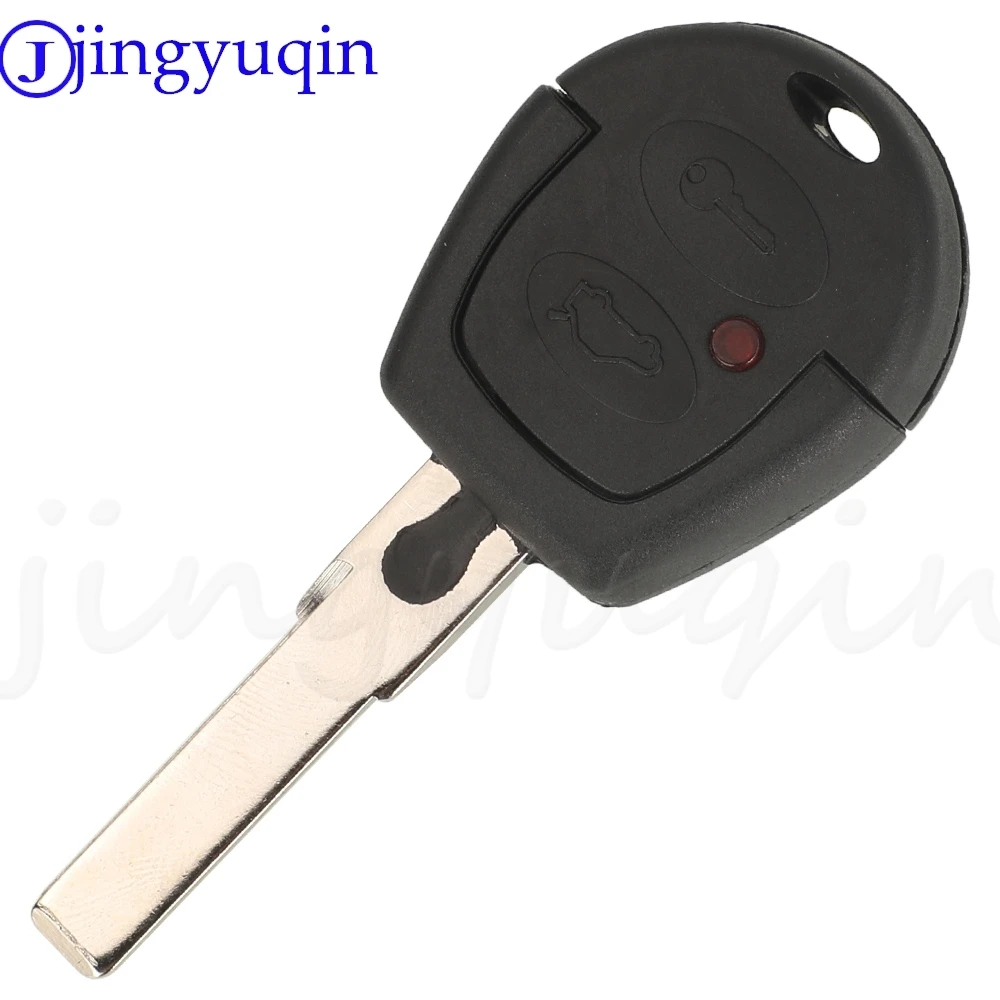 jingyuqin 2Buttons Remote Keyless Entry Car Key 433Mhz ID48 Chip For VW Fox 2006-2008 Citi Golf 2003 4Z0959753C Aoto Fob Control