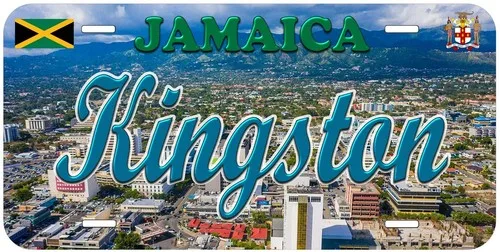 Jamaica Novelty Car Tag License Plate Aluminum