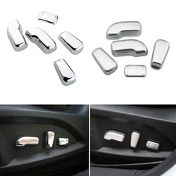 For Nissan X-Trail Xtrail T32 Rogue 2014-2020 For Renault Koleos Seat Adjust Switch Knob Cover Trim Sticker LHD accessories