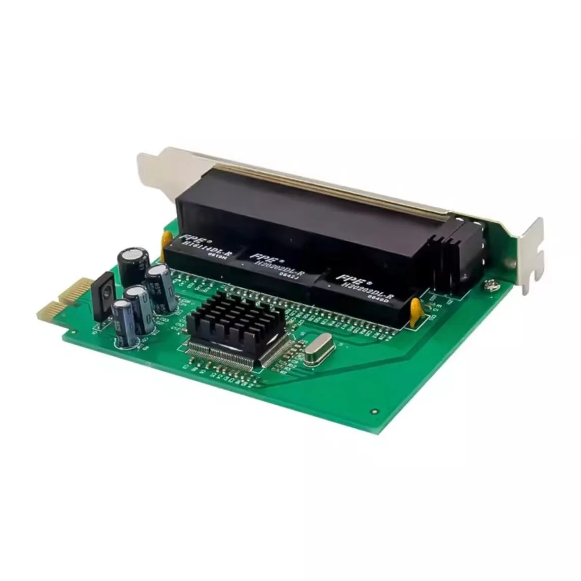 PCle IC Plus IP175 PCI-E x1 100M5 Poort 10/100 Fast Ethernet, Netwerkkaart Switch Card Transceiver