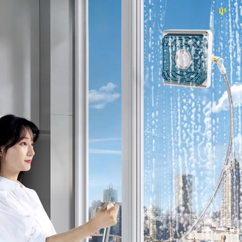 Glass cleaning window artifact household high-rise window  housekeeping high-rise buildings