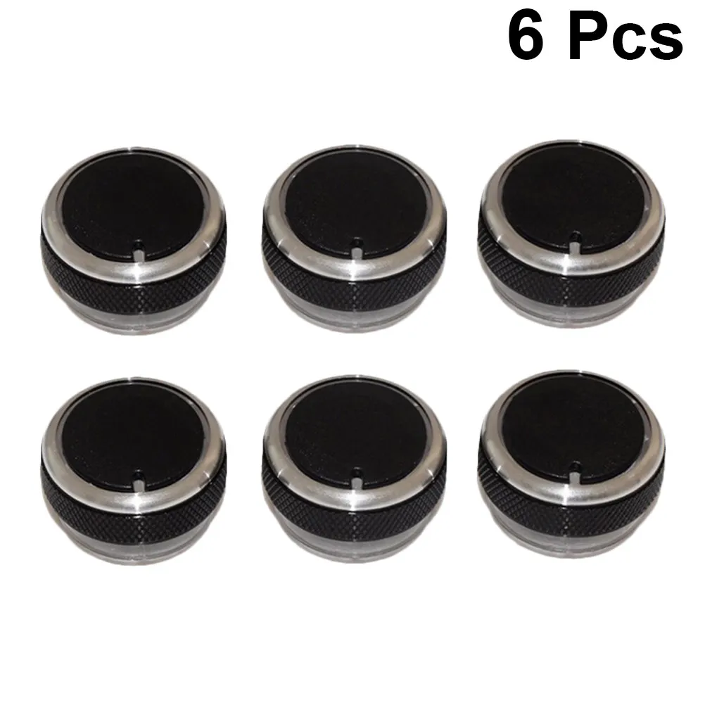 

2Pack Air Conditioning Button Switch Black Knob Fit for Focus Car Ac Panel Control Replacement Accessory Air Conditioner Control