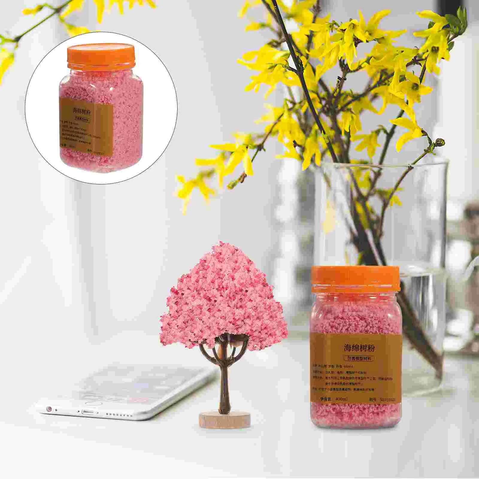 Sponge Tree Powder Craft Grass Sponges DIY Supplies Plants Model Making Materials Dress Flower Moss Artificial Static