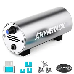 ATOMSTACK F30 Air Assist Pump 30L/min Airflow Compatible with ATOMSTACK X7 S10 A10 PRO A5 PRO A5 M50 Cutting Engraving Machine