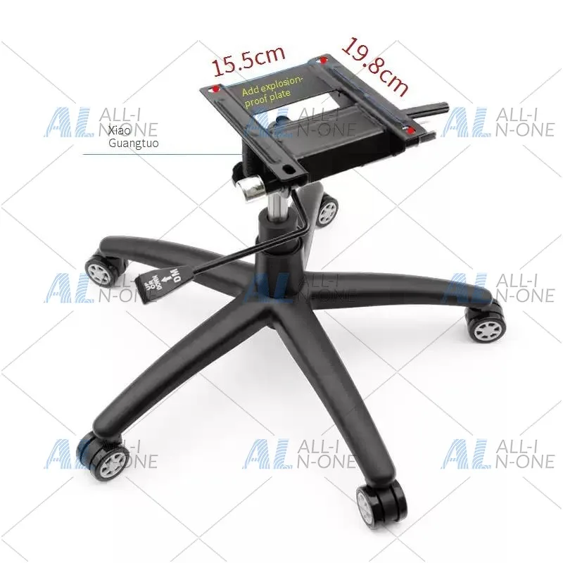 Heavy Duty Steel Chair Tray Base - Swivel Mechanism for Computer/Study Room Office Chair Replacement