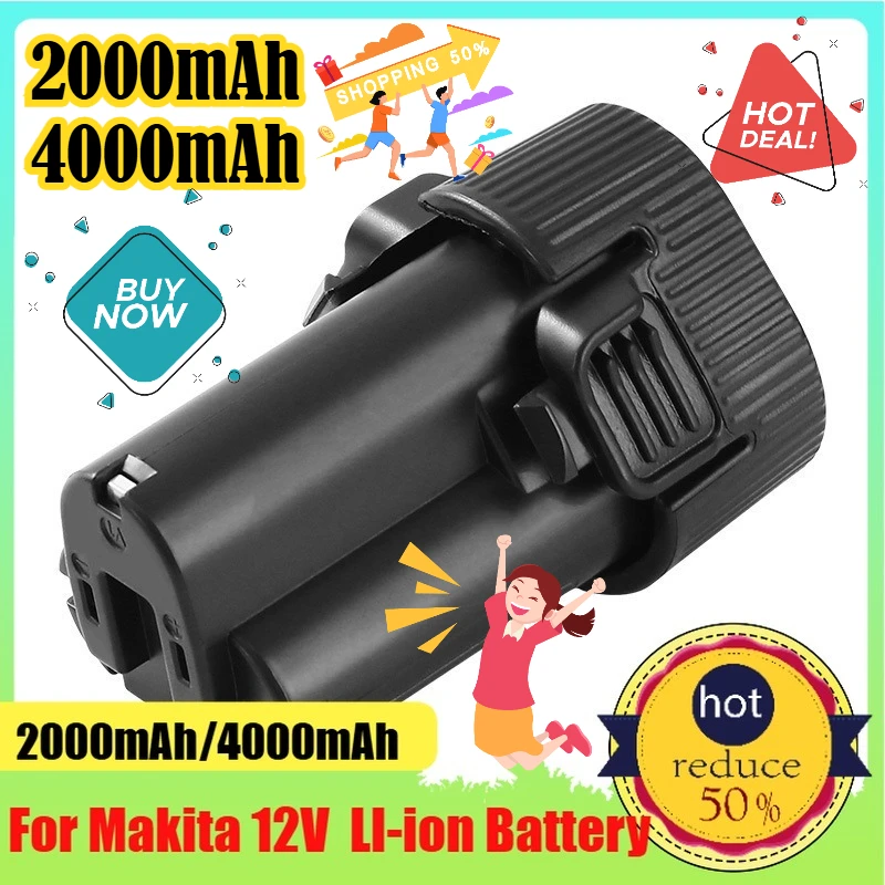 

2000mAh/4000mAh Multiple Capacities 12V Replacement Lithium Battery for Makita BL1013 Power Tools